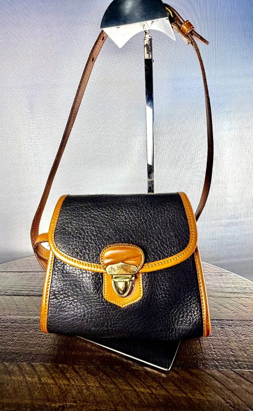 Dooney & Bourke All-Weather Leather Small Toggle Lock / Slip-Latch Crossbody